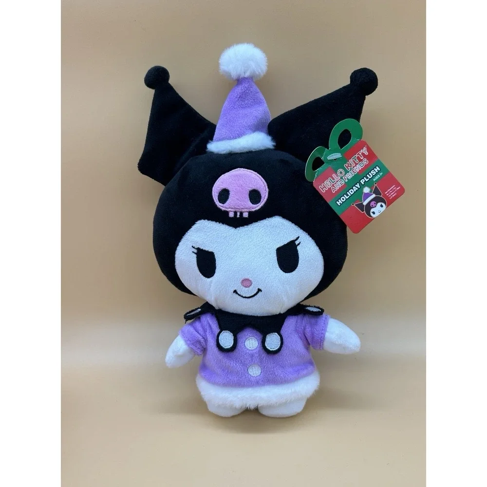 Sanrio Hello Kitty & Friends Holiday Plush Lot My Melody Kuromi Christmas